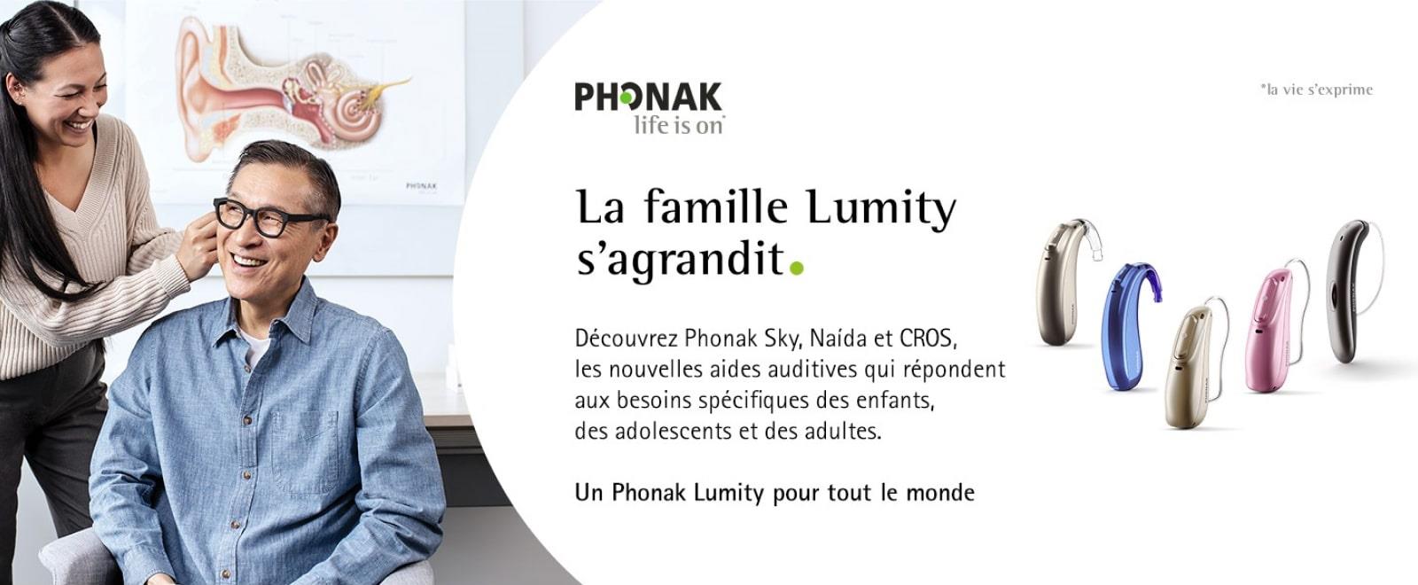 Phonak - La famille Lumity s'agrandit
